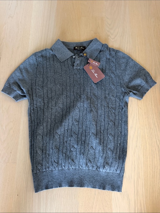 Loro Piana Other - Loro Piana Cable-Knit Polo